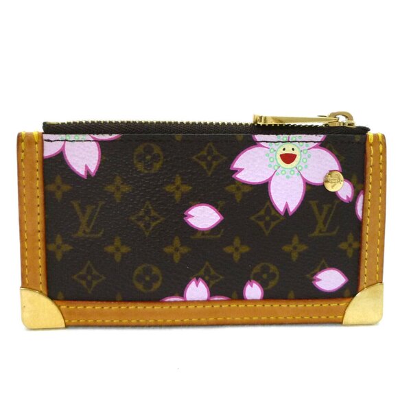 Auth LOUIS VUITTON Pochette Cles Cherry Brossom Key Coin Purse M92015 #W511008 - Picture 4 of 15